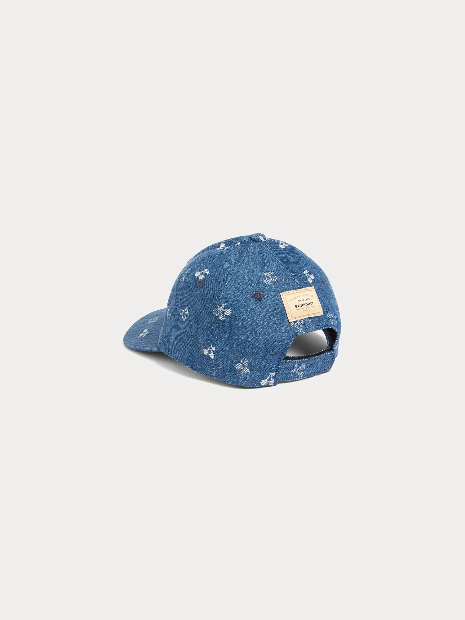 Arnold denim cap with cherries - Image 3