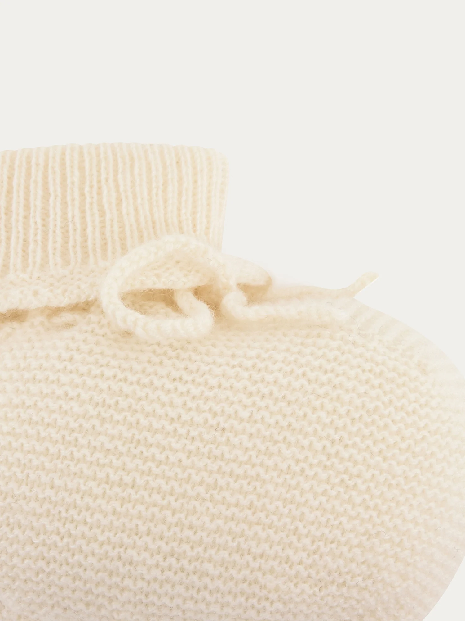Baby Cashmere Booties milk white - Image 3