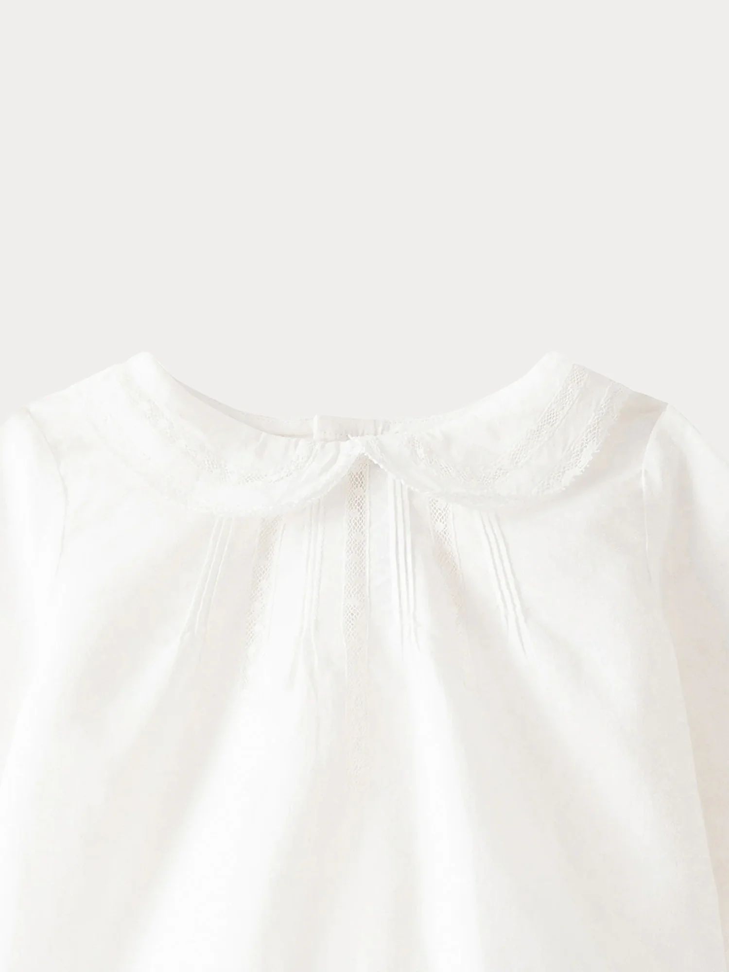 Baby Cotton Voile Blouse milk white - Image 3