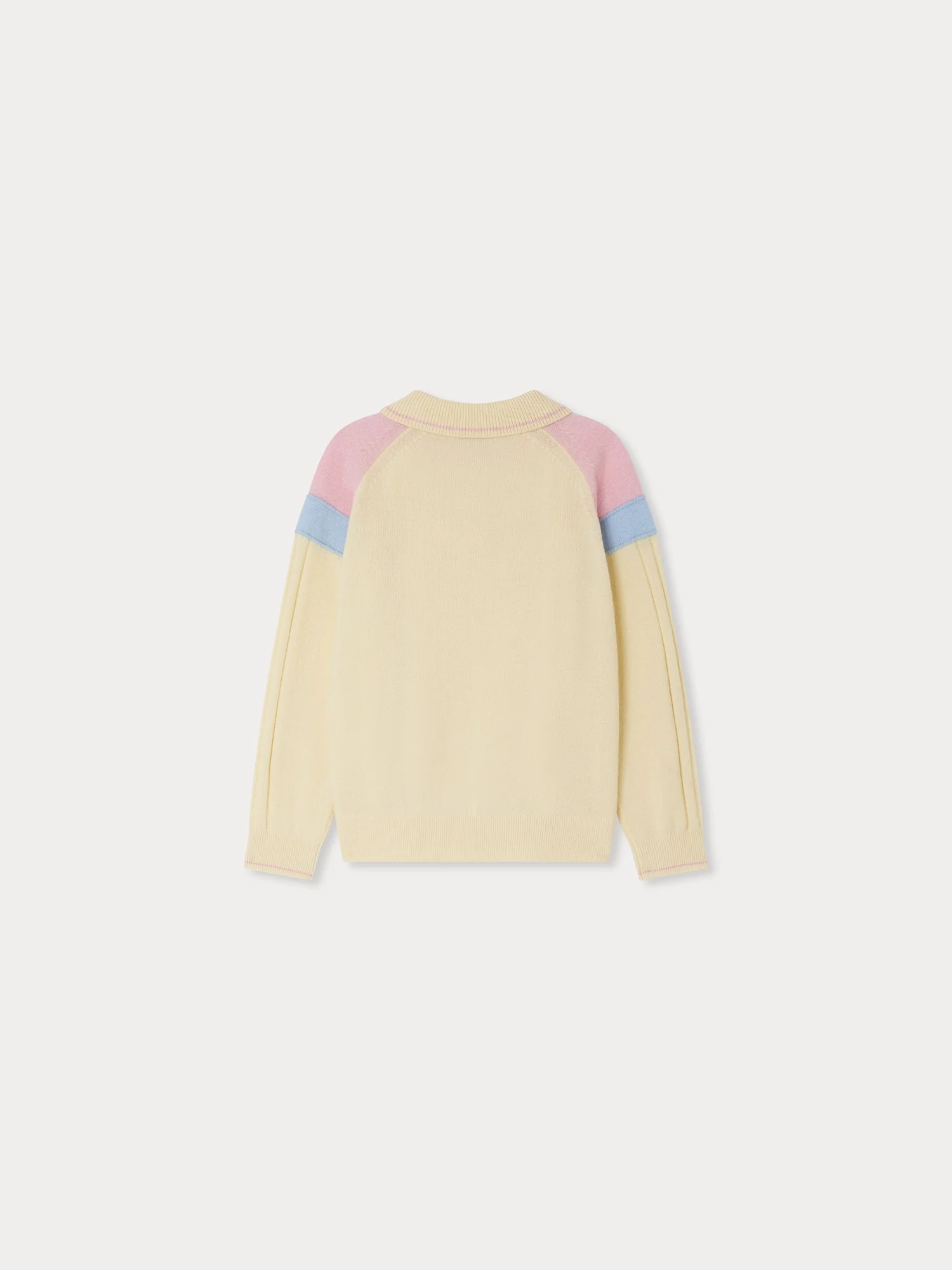 Bonpoint x Guest in Residence Lynsey color-blocked cashmere polo neck sweater - Image 3
