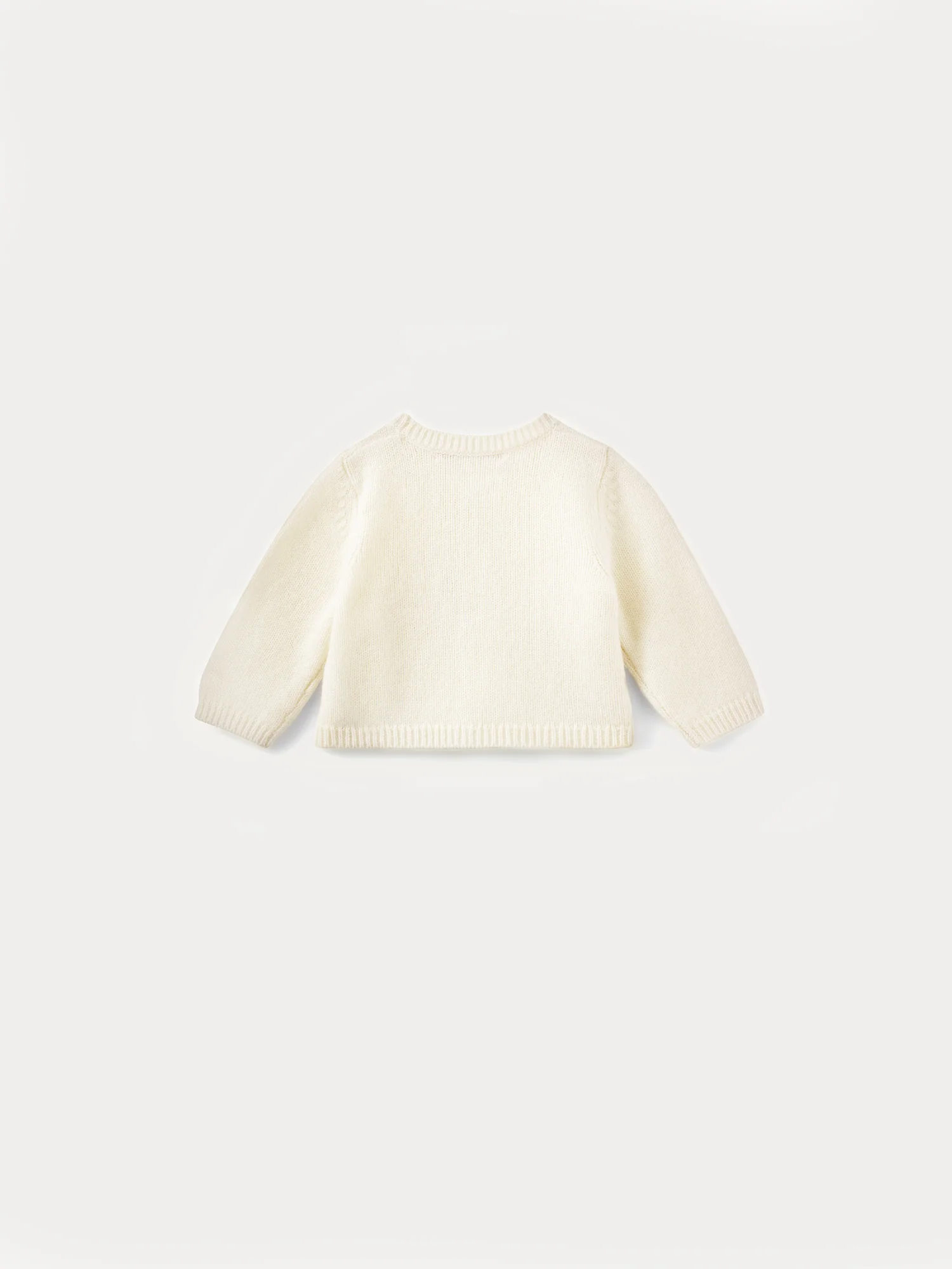 Cashmere Baby cardigan milk white - Image 3