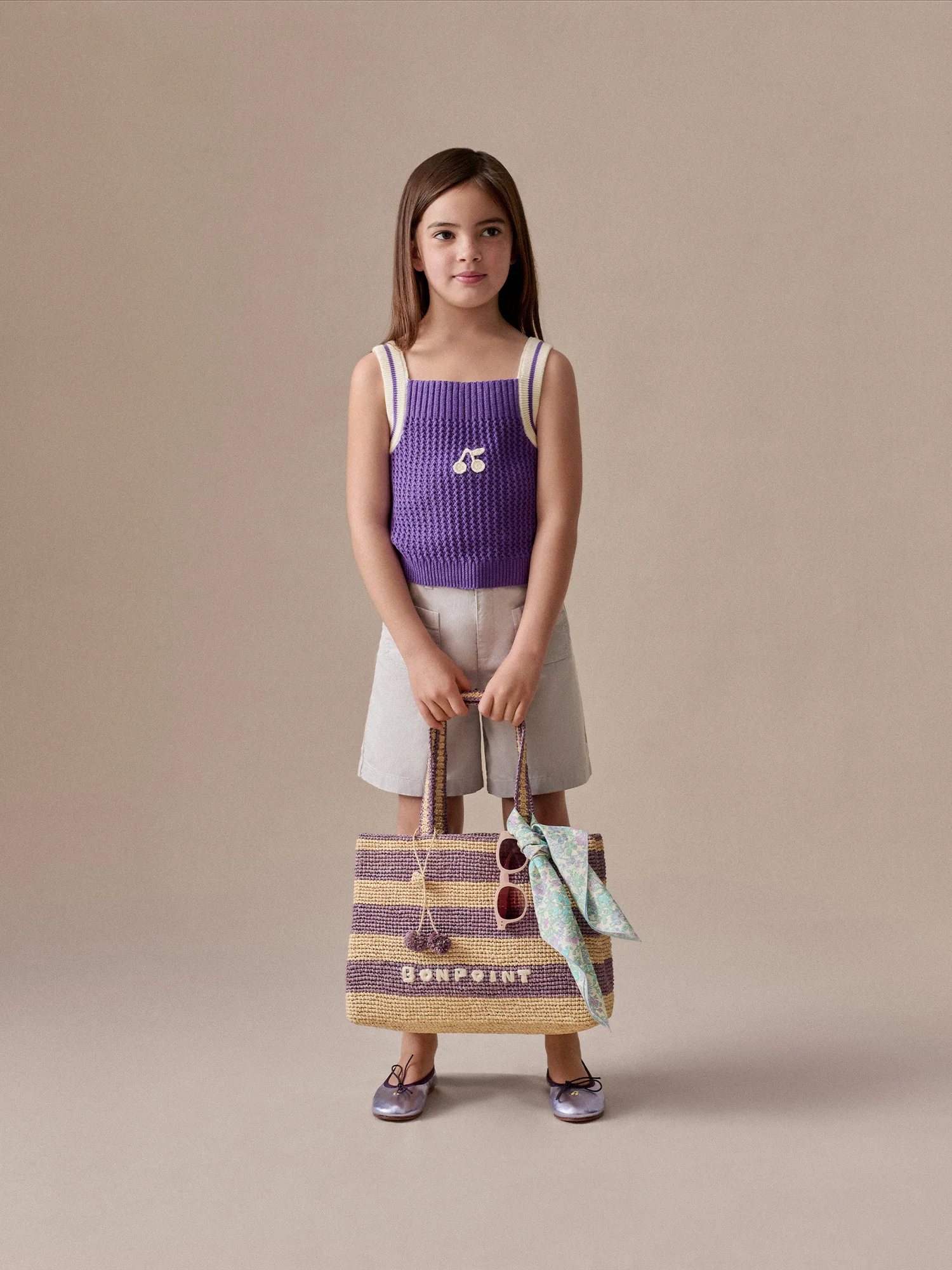 Eureka lilac organic cotton shorts - Image 5