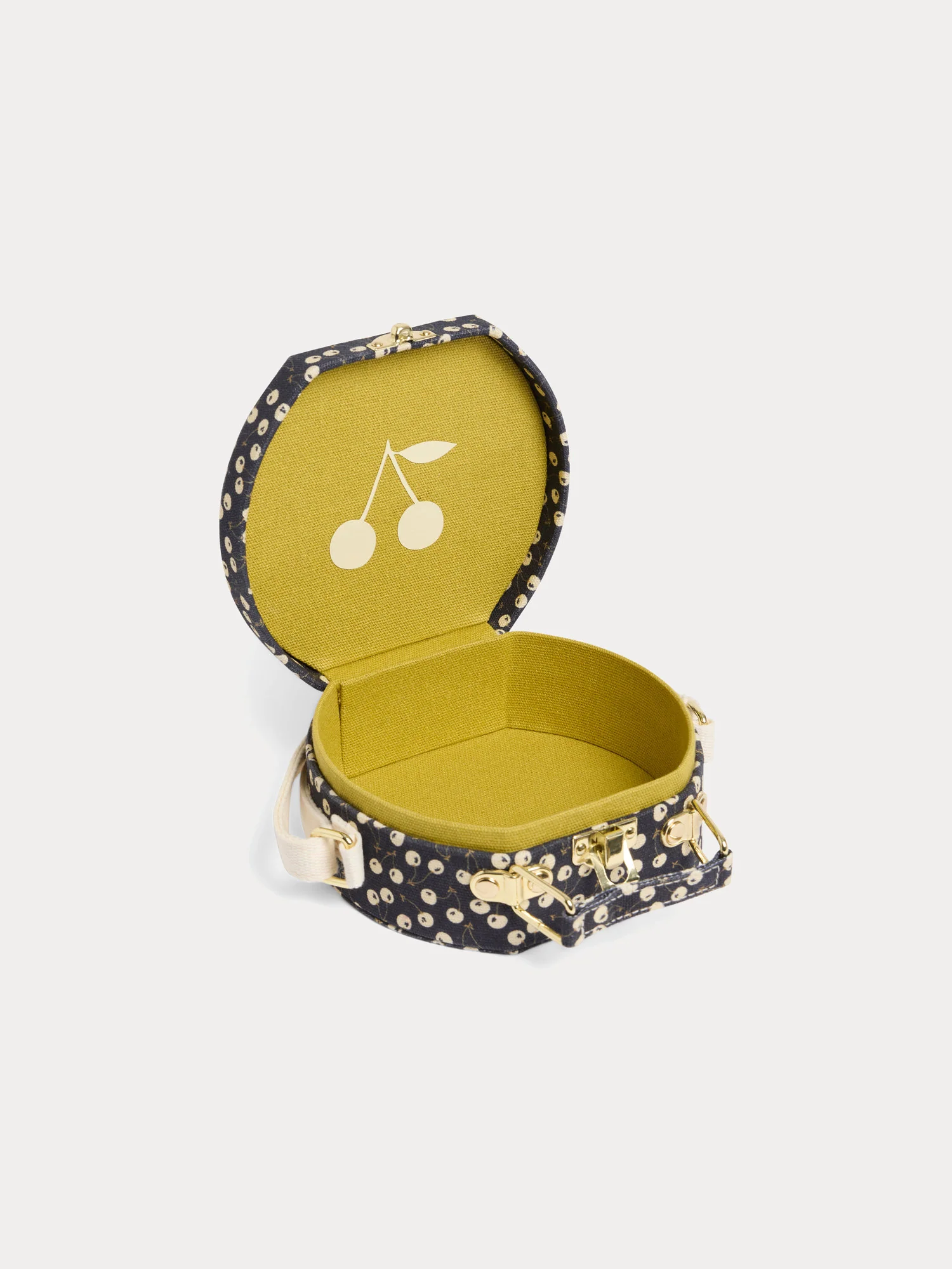 Jadore navy blue suitcase bag - Image 4