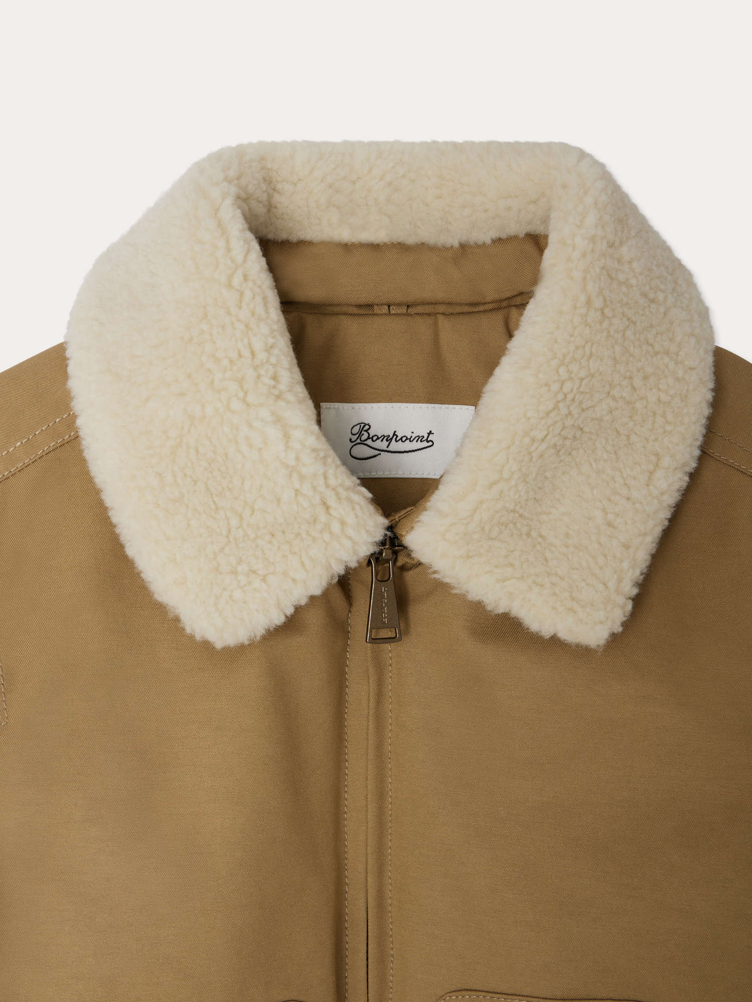 John quilted jacket with removable collar - Image 3