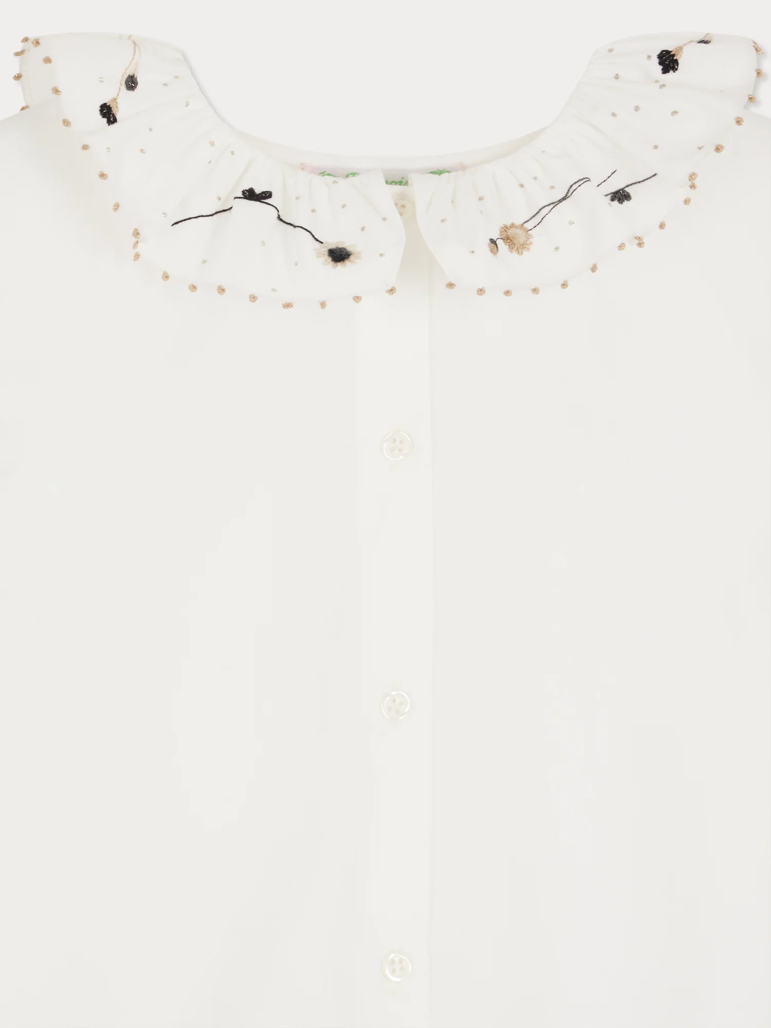 Jora blouse with ruffled collar - Image 3