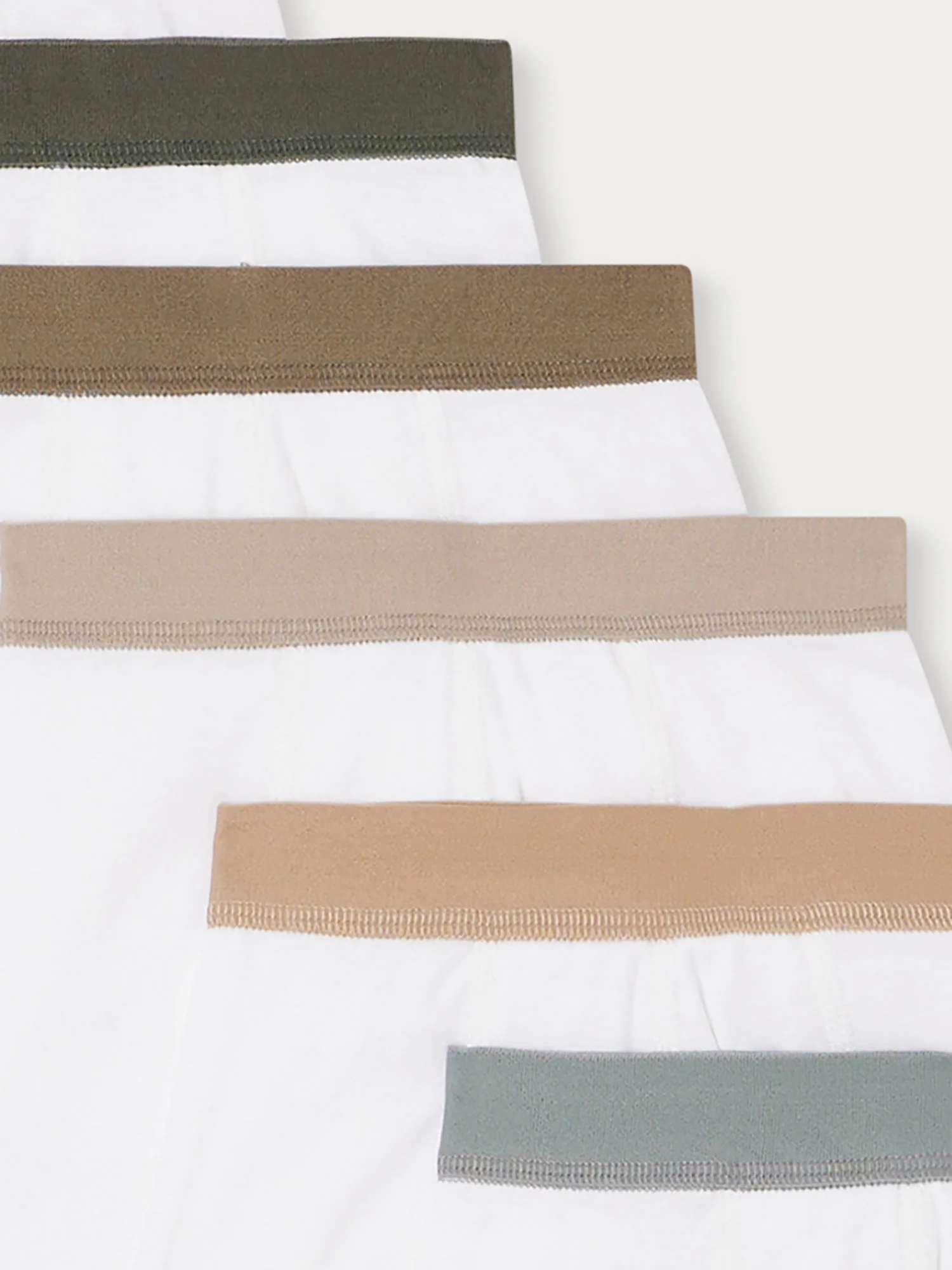 Pack of white boys' boxer shorts - Image 3