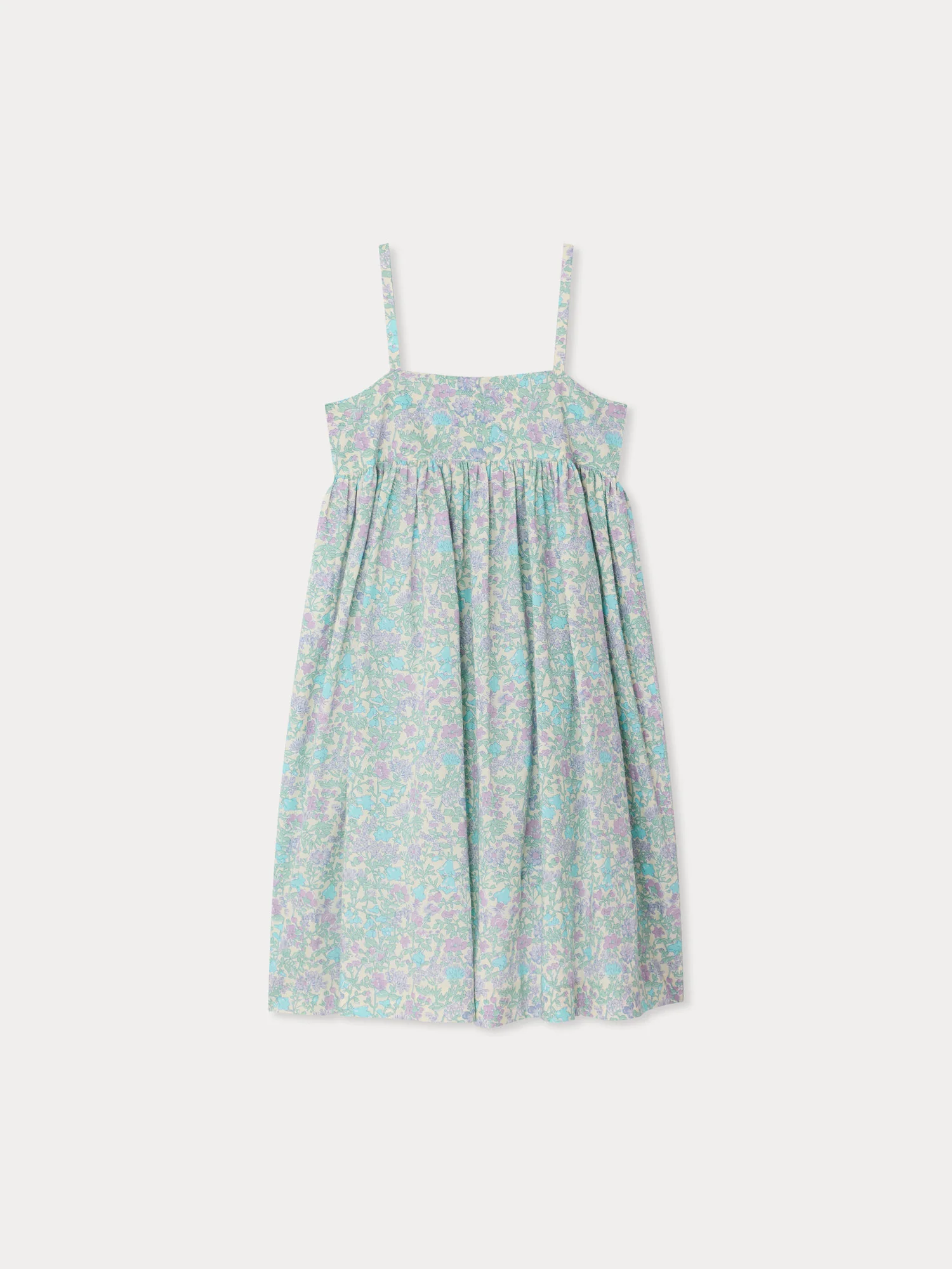 Passion dress smocked and embroidered in Liberty fabric in organic cotton - Image 3