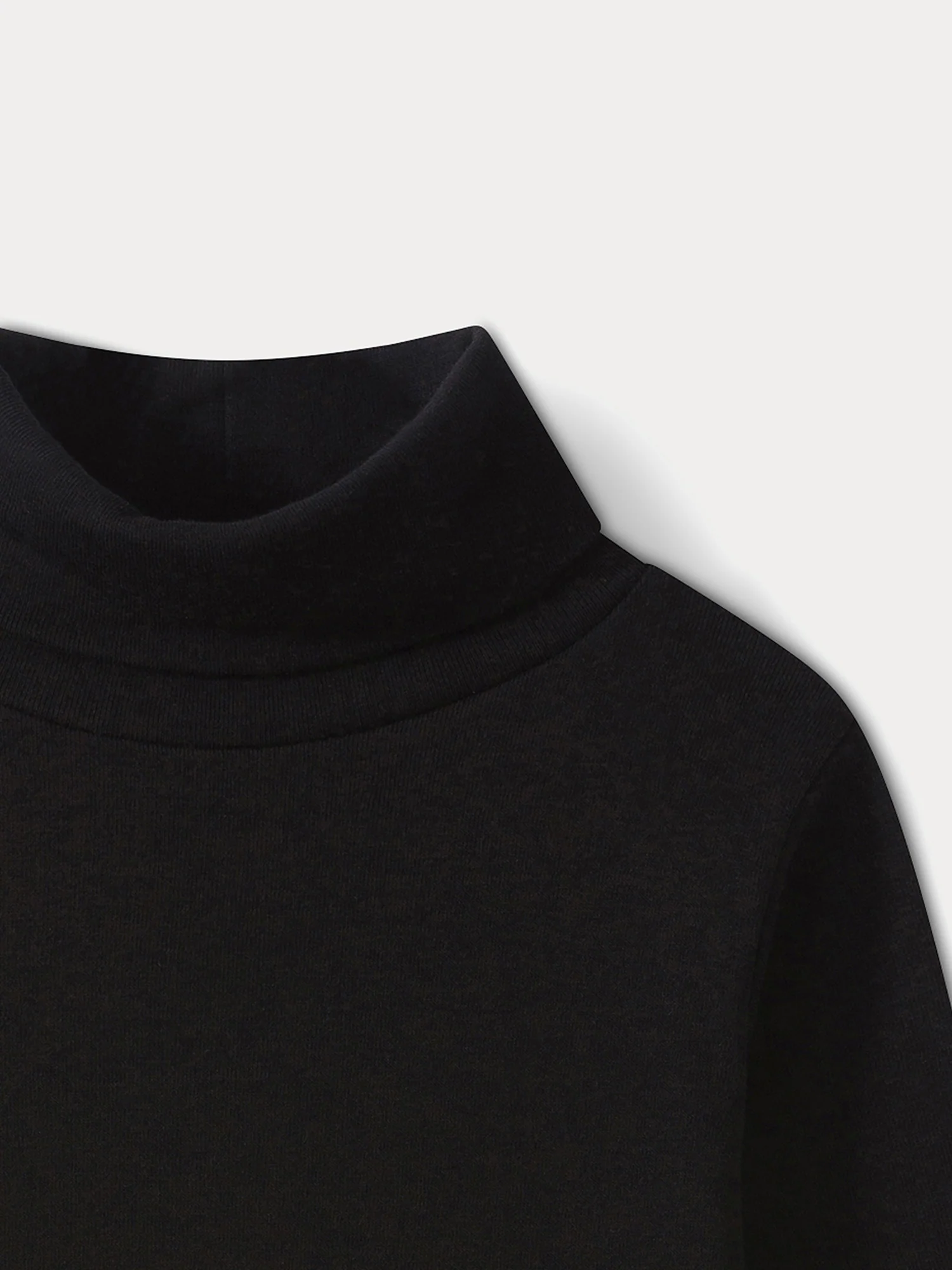 Thin turtleneck sweater black - Image 3