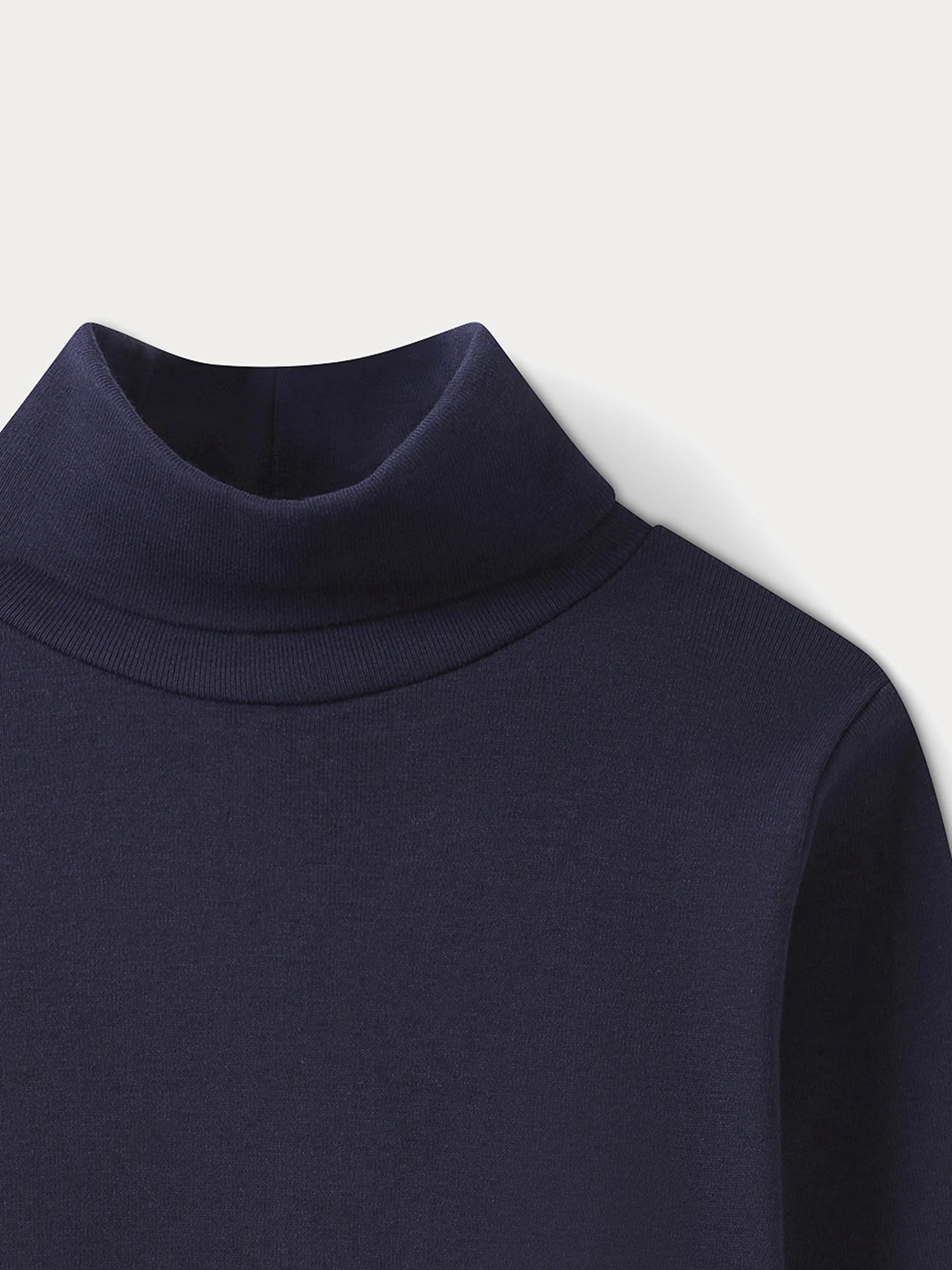 Thin turtleneck sweater navy - Image 3